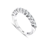 1,00 Karat Halbmemory-Diamantring