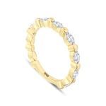 0,92 Karat Marquise Halbmemory-Diamantring 0,92 Karat Marquise Halbmemory-Diamantring