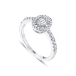 0,39 Karat Baguette-Diamantring 0,39 Karat Baguette-Diamantring