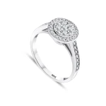 0,41 Karat Effect-Diamantring