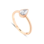 Tropfen-Diamantring Tropfen-Diamantring