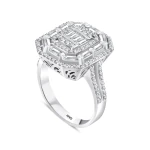 1,03 Karat Baguette-Diamantring 1,03 Karat Baguette-Diamantring