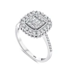 0,69 Karat Baguette-Diamantring 0,69 Karat Baguette-Diamantring