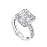 1,28 Karat Baguette-Diamantring 1,28 Karat Baguette-Diamantring