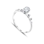 0,35 Karat Ovalschliff Solitär-Diamantring 0,35 Karat Ovalschliff Solitär-Diamantring