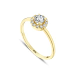 0,43 Karat Solitär-Diamantring 0,43 Karat Solitär-Diamantring