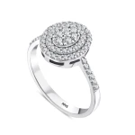 0,52 Karat Effect-Fantasie-Diamantring 0,52 Karat Effect-Fantasie-Diamantring