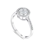 0,51 Karat Effect-Marquise-Diamantring 0,51 Karat Effect-Marquise-Diamantring