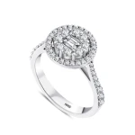0,90 Karat Fantasie-Diamantring