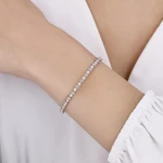 0,41 Karat Diamant-Spangenarmband