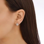 Diamant Miracle-Ohrringe mit 1,35 Karat Optik