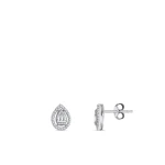 0,37 Karat Baguette-Diamant-Ohrringe 0,37 Karat Baguette-Diamant-Ohrringe