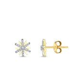 0,20 Karat Sonnen-Diamantohrringe 0,20 Karat Sonnen-Diamantohrringe