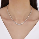 5,48 Karat Rivière-Diamantcollier 5,48 Karat Rivière-Diamantcollier