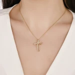 Design Kreuz-Diamantkette