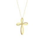 Design Kreuz-Diamantkette