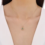 Smaragd-Diamantkette