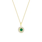Smaragd-Diamantkette