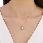 Marquise-Smaragd-Diamantkette Marquise-Smaragd-Diamantkette