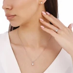 0,21 Karat Baguette-Diamantkette 0,21 Karat Baguette-Diamantkette