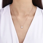 Runde Baguette-Diamantkette Runde Baguette-Diamantkette