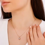 0,10 Karat Baguette-Diamantkette 0,10 Karat Baguette-Diamantkette