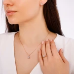 0,10 Karat Baguette-Diamantkette 0,10 Karat Baguette-Diamantkette