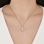 Diamant Kreuz Halskette Diamant Kreuz Halskette