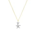 0,14 Karat Seestern-Diamantkette 0,14 Karat Seestern-Diamantkette