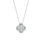 Kleeblatt-Diamantkette