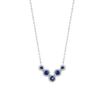 0,67 Karat Saphir-Diamantkette 0,67 Karat Saphir-Diamantkette