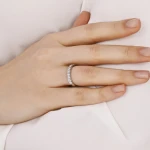 1,00 Karat Halbmemory-Diamantring 1,00 Karat Halbmemory-Diamantring