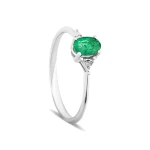 Oval Smaragd Diamant Miracle-Ring Oval Smaragd Diamant Miracle-Ring
