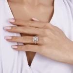 0,46 Karat Baguette-Diamantring 0,46 Karat Baguette-Diamantring