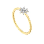 Blumenmuster-Diamantring Blumenmuster-Diamantring