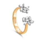 0,42 Karat Baguette-Diamantring 0,42 Karat Baguette-Diamantring