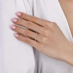 0,26 Karat Halbmemory-Diamantring 0,26 Karat Halbmemory-Diamantring