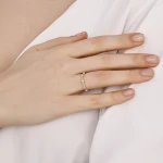 0,26 Karat Halbmemory-Diamantring 0,26 Karat Halbmemory-Diamantring