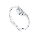 0,14 Karat Baguette-Diamantring 0,14 Karat Baguette-Diamantring