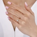 0,43 Karat Solitär-Diamantring 0,43 Karat Solitär-Diamantring