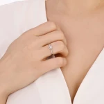 0,27 Karat Prinzessschliff-Diamantring 0,27 Karat Prinzessschliff-Diamantring