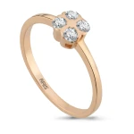 Diamant Kleeblatt-Ring