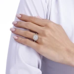 0,90 Karat Fantasie-Diamantring