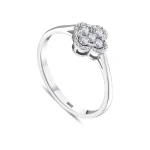Kleeblatt-Diamantring Kleeblatt-Diamantring