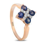 Glücks-Saphir-Diamantring