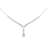 Diamant Baguette Fantasie Collier