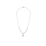Diamant Baguette Collier mit Diamanten