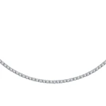 6,52 Karat Diamant-Rivière-Halskette