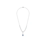 Diamant Saphir Collier