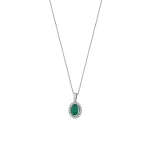 Smaragd Diamant Kette Smaragd Diamant Kette